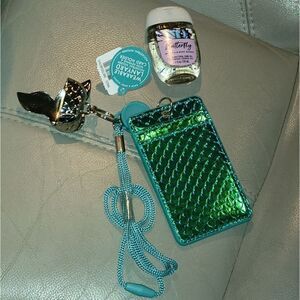 Bath & Body Works Wearable Lanyard Pocketbac Holder, ID Badge Card Holder New